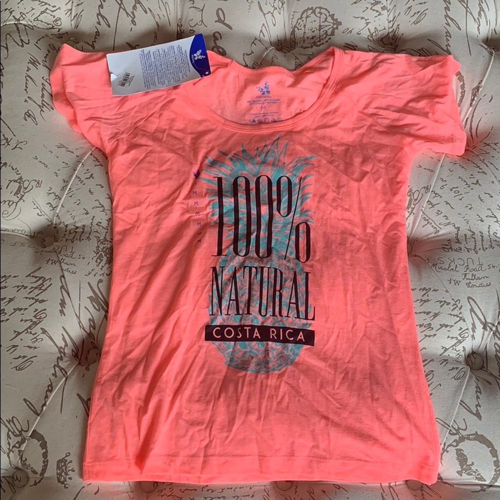 neon pink costa rica shirt bought in costa rica